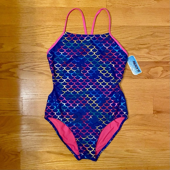 🎉SPORTI mermaid foil micro-back one-piece swimsuit - Picture 17 of 17